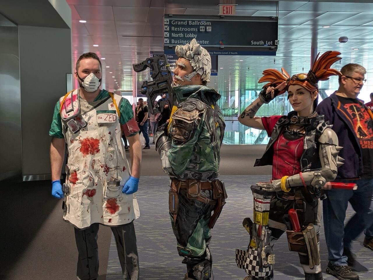 Dr. Zedd, Zane, And Gaige From Borderlands