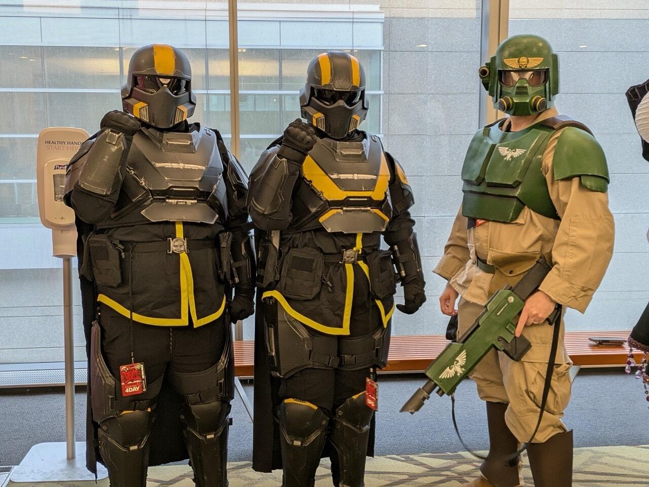 Helldivers From Helldivers 2 And Astra Militarum From Warhammer 40,000