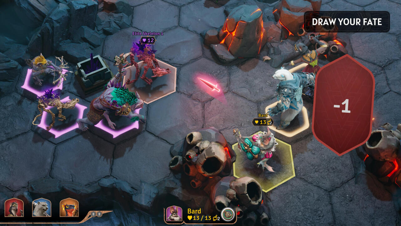 A random effect activates at the end of every creature's turn, possibly to your detriment.