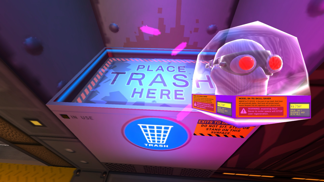 Tossing bad guys' heads out like the trash adds a clever layer to emptying a map of enemies.