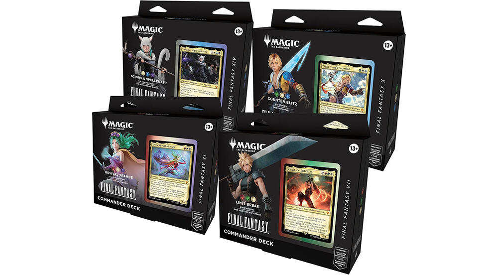 Magic: The Gathering Final Fantasy Commander Deck 4-Pack