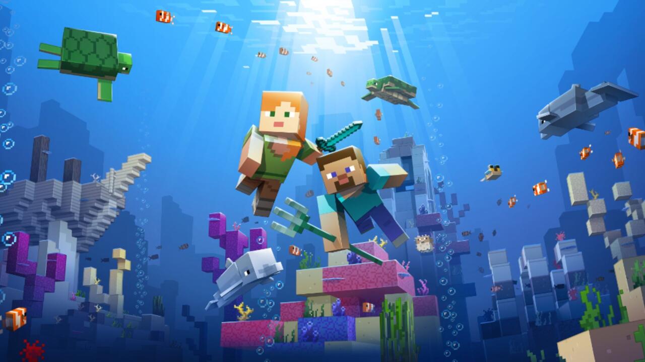 Tropical fish in promotional artwork