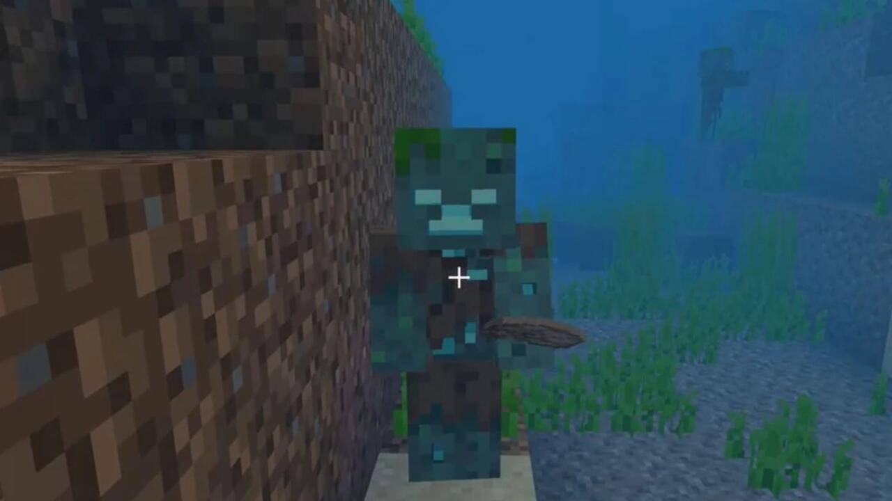 A Drowned on the ocean floor