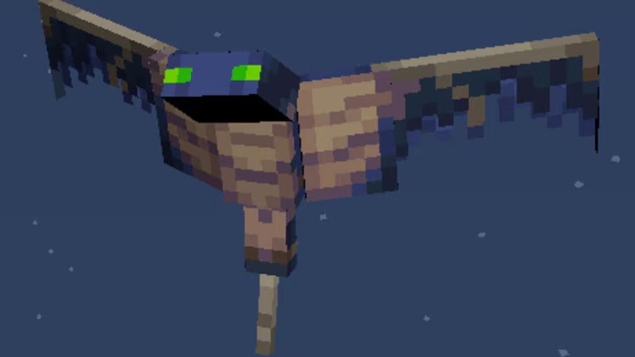 Minecraft Phantoms spawn in the air