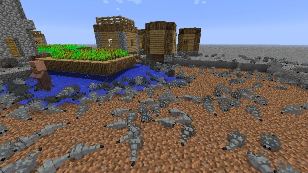 A horde of Silverfish