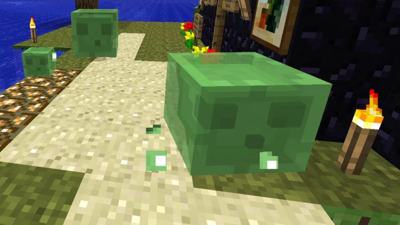 Slimes of various sizes