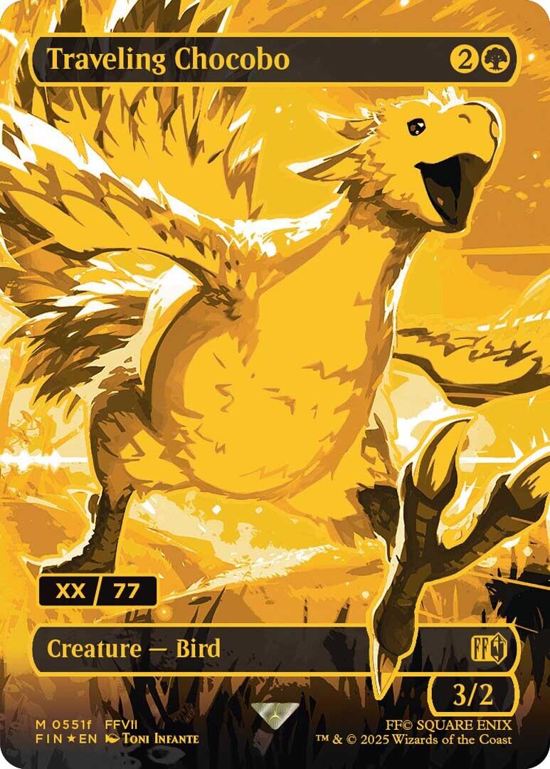 Traveling Chocobo (Gold Serialized)