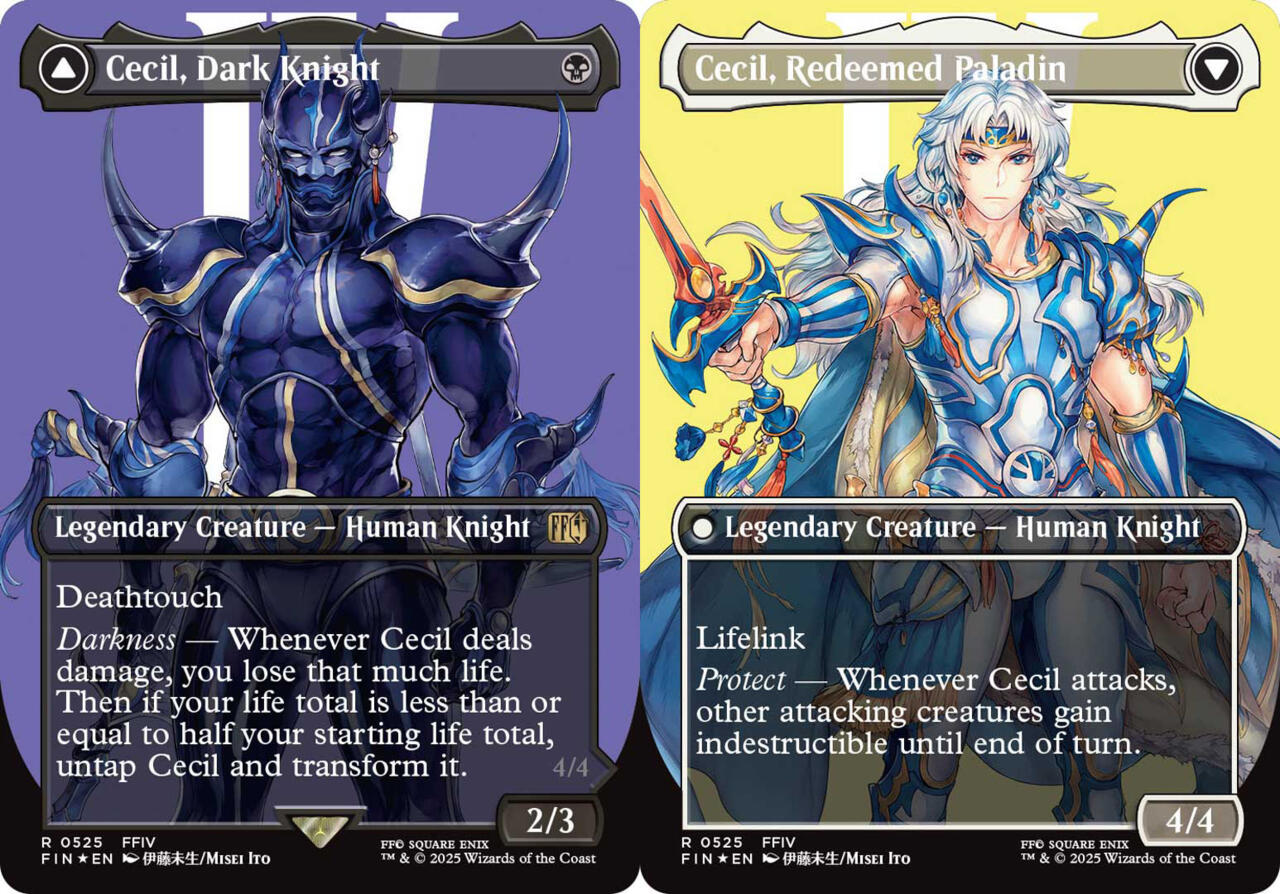 Cecil, Dark Knight // Cecil, Redeemed Paladin