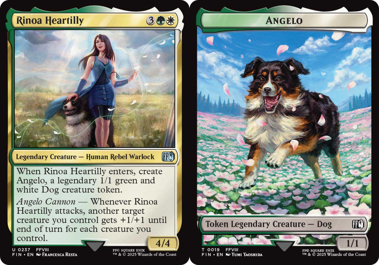 Rinoa Heartily and Angelo